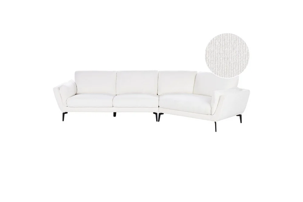 3-sitssoffa Beliani Kansseli Beige, svart White||Black v:7628513 3-sitssoffa Beliani Kansseli Beige, svart White||Black v:7628513
