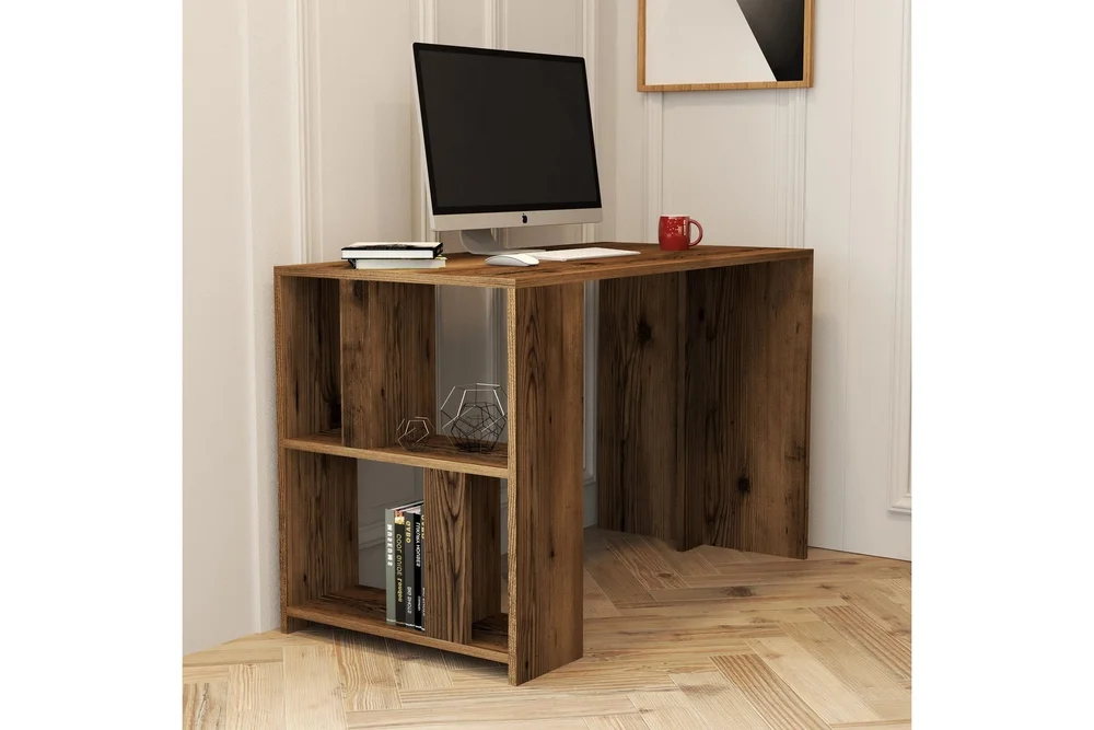 Timiza Skrivebord 120 cm med Oppbevaringshylle v:7767324 Timiza Skrivebord 120 cm med Oppbevaringshylle v:7767324