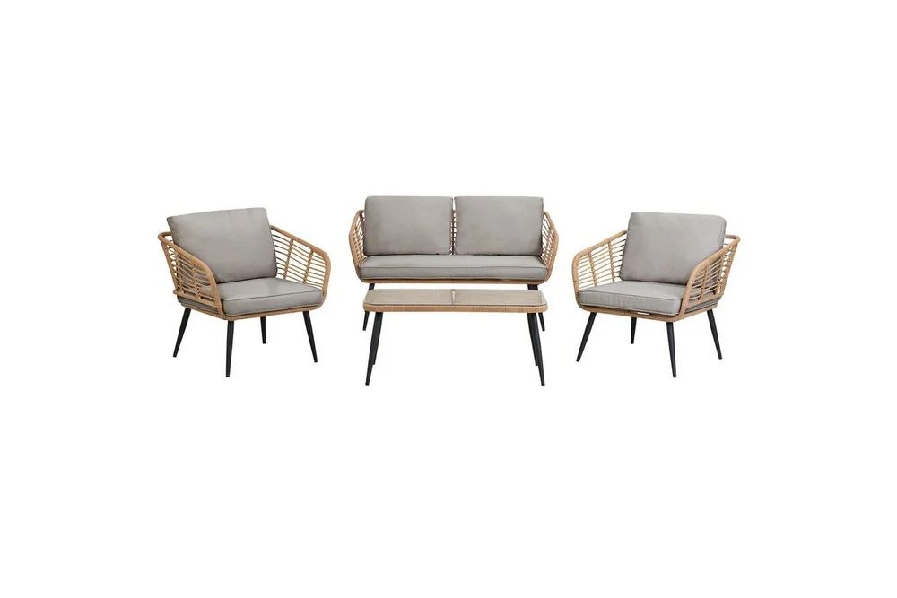 Soffgrupp Beliani Corinth Ii Natural||Grey||Black||Beige v:3531268 Soffgrupp Beliani Corinth Ii Natural||Grey||Black||Beige v:3531268