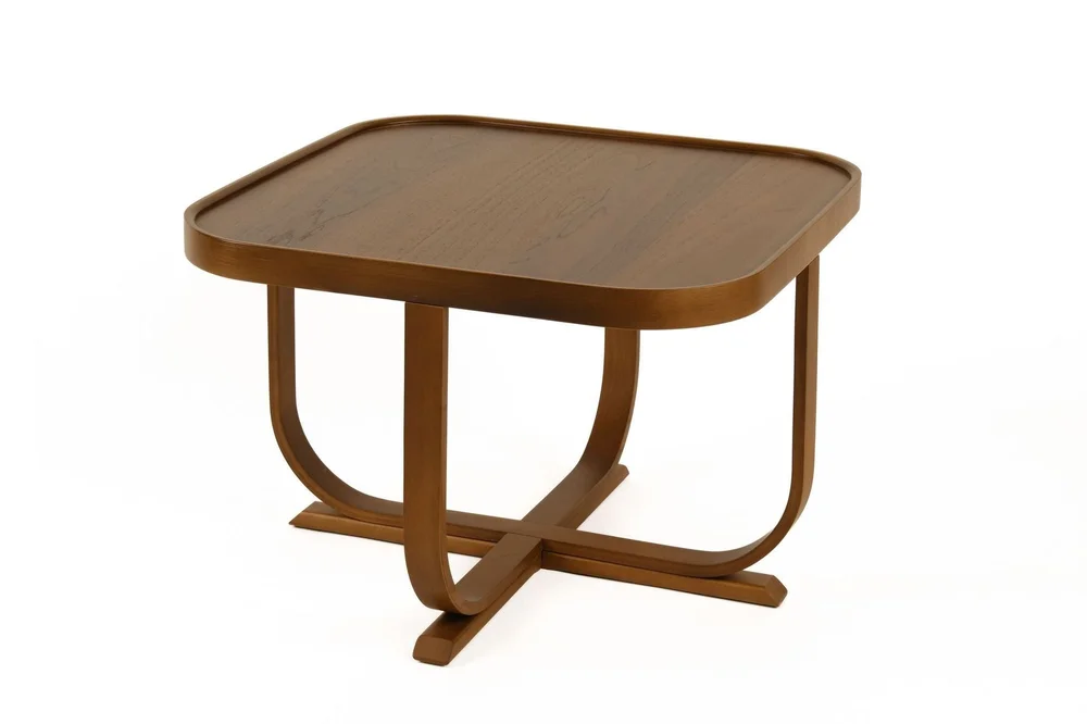 Salongbord Wallxpert Hisar (90 x 45 x 90 cm) Valnøtt v:2029965