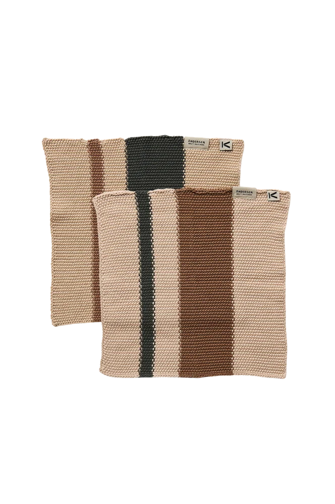 Oppvaskklut Andersen, 2-p – Beige – Kjøkken & husholdning | m v:6796717