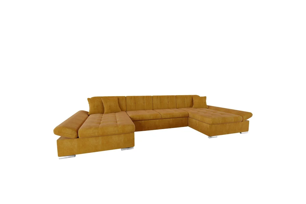 Dewitt Sovesofa med Dobbel Sjeselong 4-seter i Fløyel v:5551532 Dewitt Sovesofa med Dobbel Sjeselong 4-seter i Fløyel v:5551532