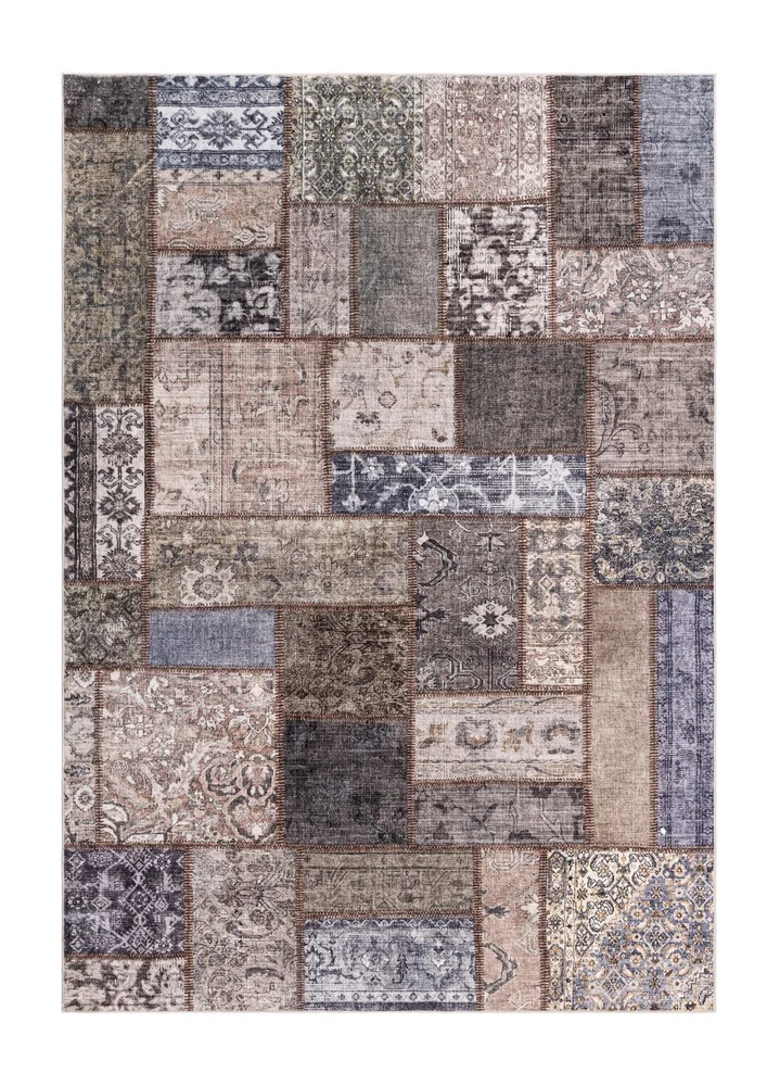 Maskinvevd teppe KM Home Tarfaya Patch RUND 240×240 Smaragdgrønn v:2165432 Maskinvevd teppe KM Home Tarfaya Patch RUND 240×240 Smaragdgrønn v:2165432