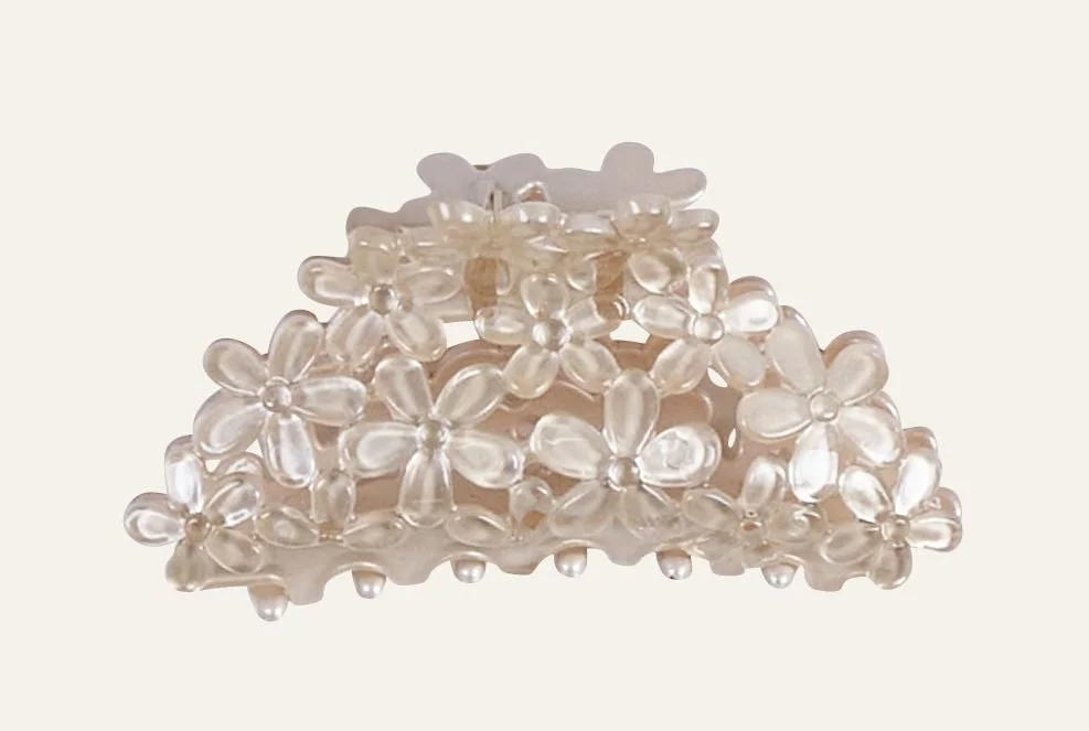 Hårklype beige – 4,5×9,7×4,3 cm v:7265911
