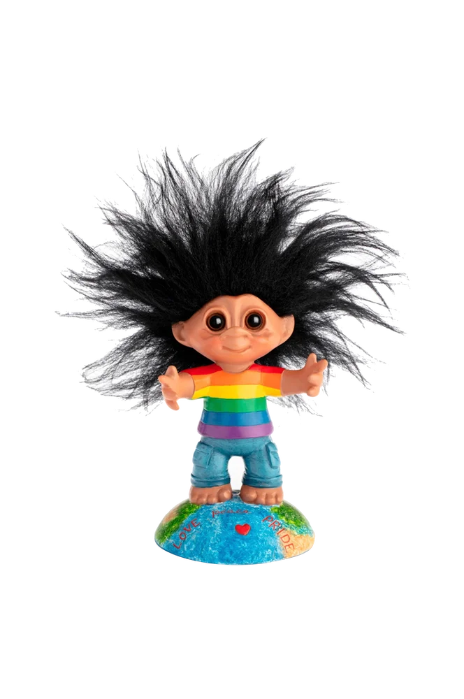 Good Luck Troll Pride 9 cm - Flerfarget - Dekor | m v:7936324