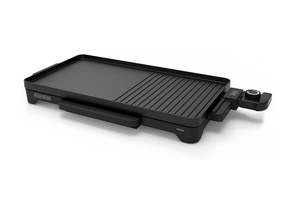 Bordgrill Black+Decker Platt 2200W Svart v:3808415 Bordgrill Black+Decker Platt 2200W Svart v:3808415