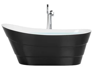 Frittstående badekar BUENAVISTA 170 x 73 cm Svart v:8822345 Frittstående badekar BUENAVISTA 170 x 73 cm Svart v:8822345