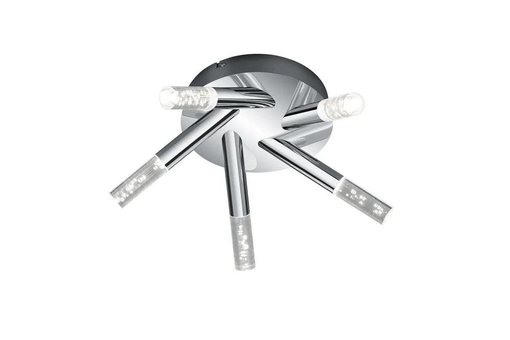 Bolsa H2O LED Plafond Rund Krom / Glass IP44 v:3160043 Bolsa H2O LED Plafond Rund Krom / Glass IP44 v:3160043
