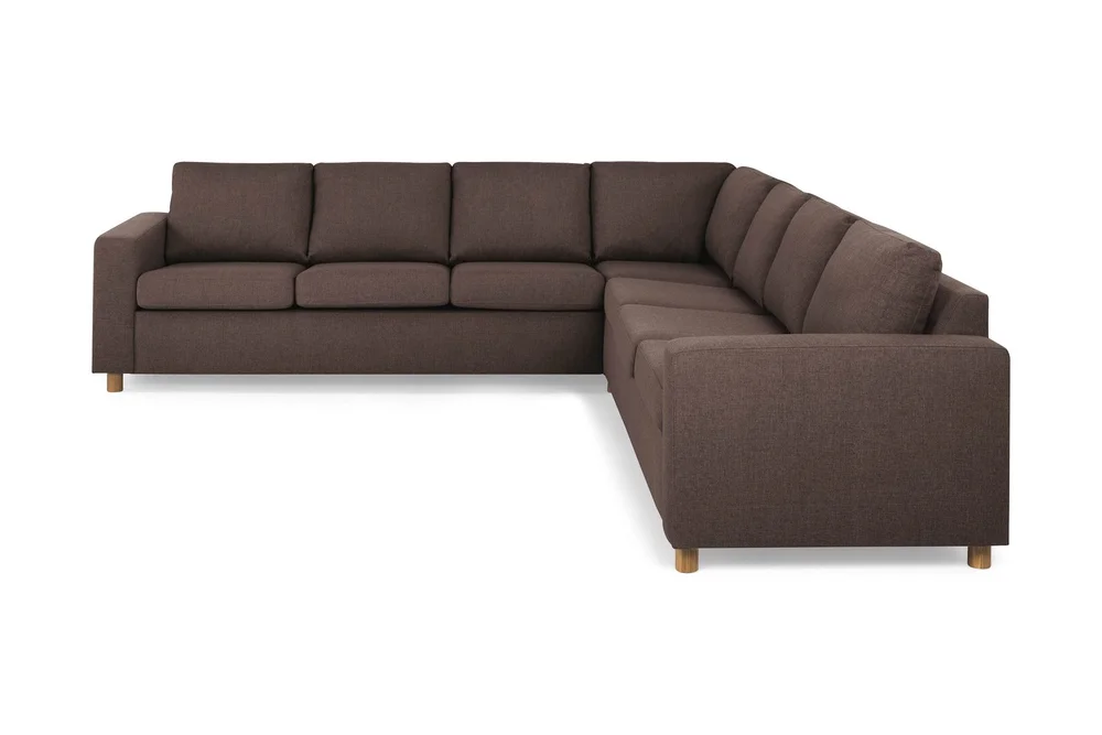 Crazy 6-seters Vendbar L-formet X-Large Hjørnesofa i Stoff v:5889160