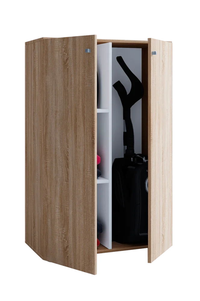 Vcm Rengjøringsskap Lona Mini med dører - Beige m v:290406