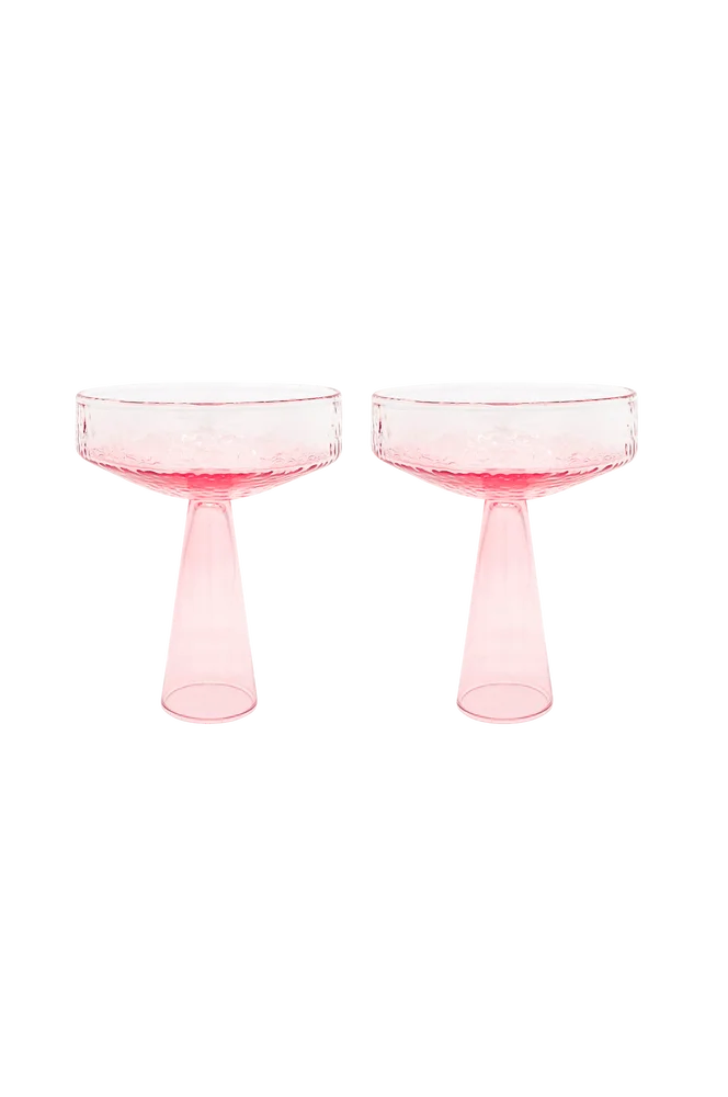 Coupe Claude 2-pakning – Rosa – Kjøkken & husholdning | m v:2121622