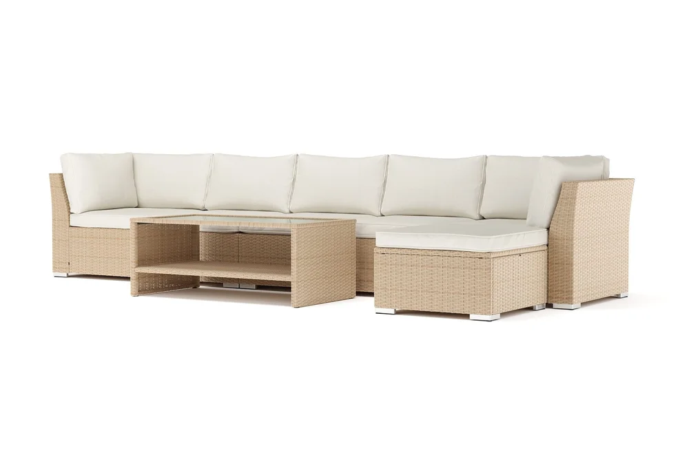 Wisconsin utendørs divansofa 6-seter vendbar v:8951991 Wisconsin utendørs divansofa 6-seter vendbar v:8951991