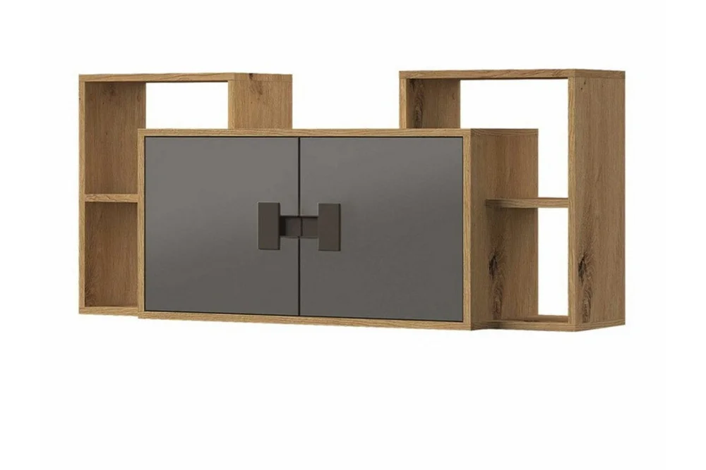 Castlebay Highboard Grey High Gloss v:7142872