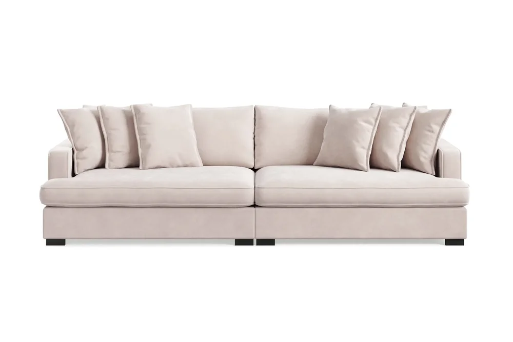 Rossita Lyx 4-seters Ekstra Dyp Sofa i Fløyel v:3555701