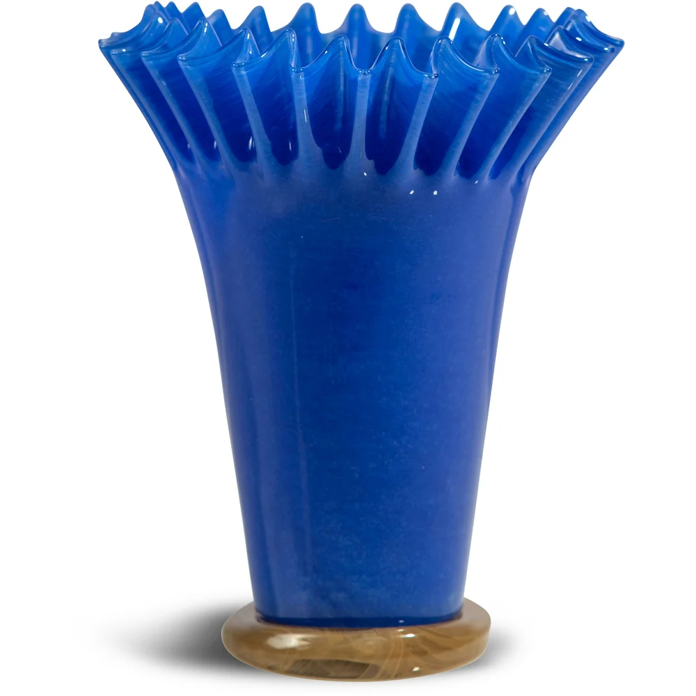 Lori Vase 21 cm, Blå / Beige v:6412237