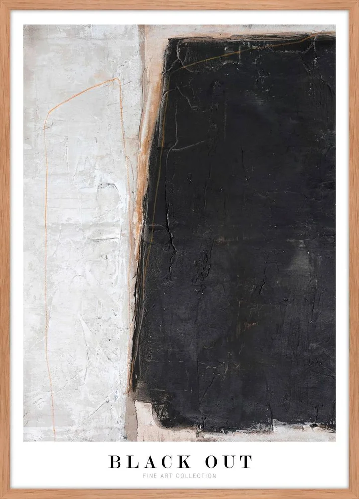 Bilde Black out, Eikerammeme – Svart – Dekor | m v:3677254 Bilde Black out, Eikerammeme – Svart – Dekor | m v:3677254