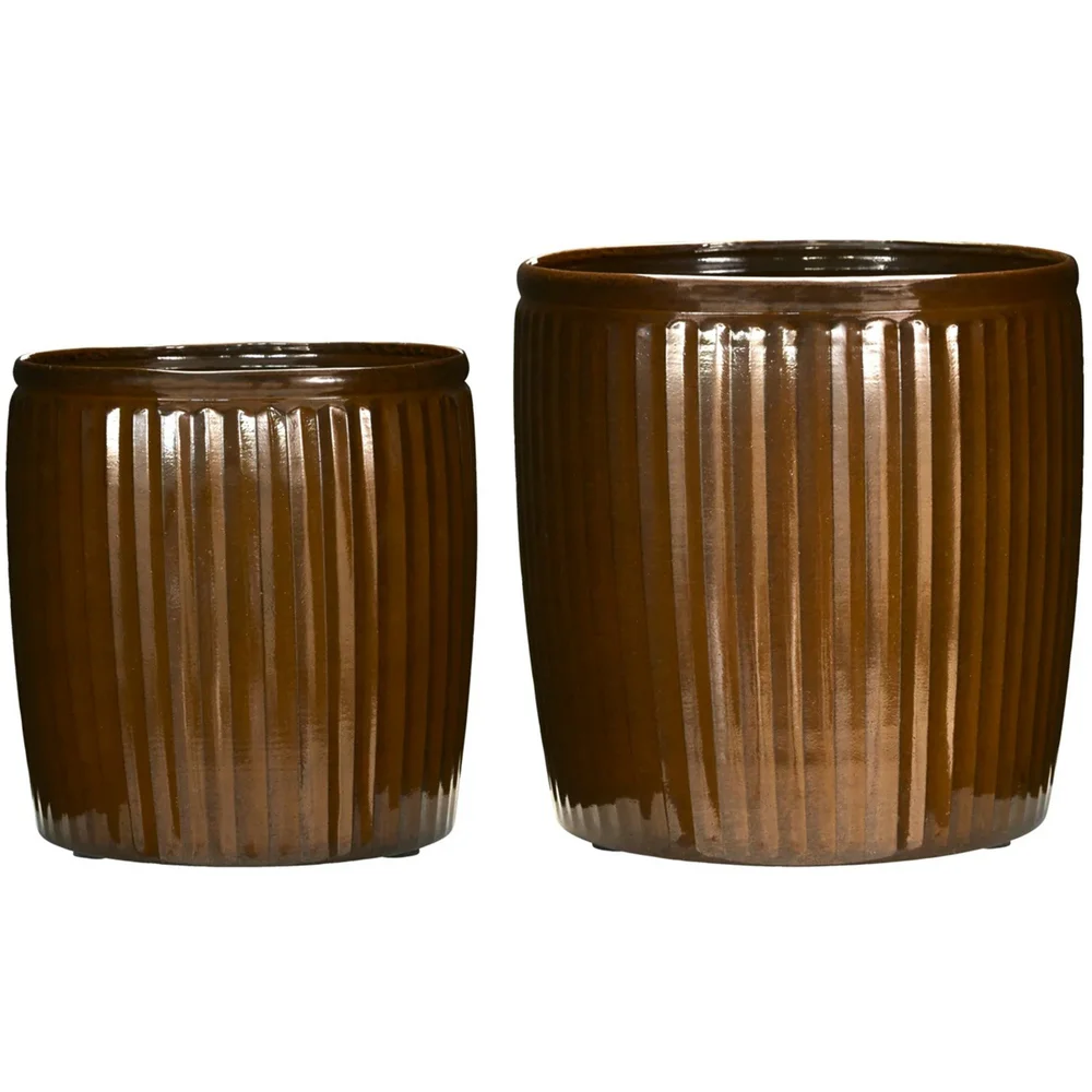 Groove Krukke 2-pk, Brun v:5699077 Groove Krukke 2-pk, Brun v:5699077