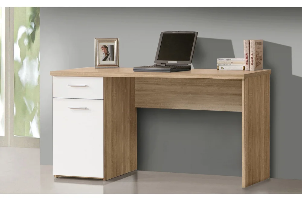 Zafeer Skrivebord 140 cm med Oppbevaringsskuff + Skap v:8226380