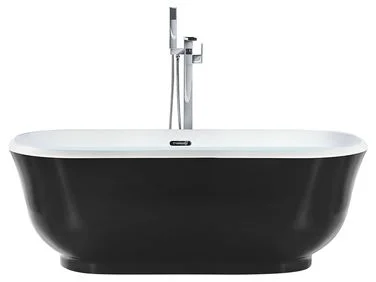Frittstående badekar TESORO 170 x 77 cm Svart v:669738 Frittstående badekar TESORO 170 x 77 cm Svart v:669738