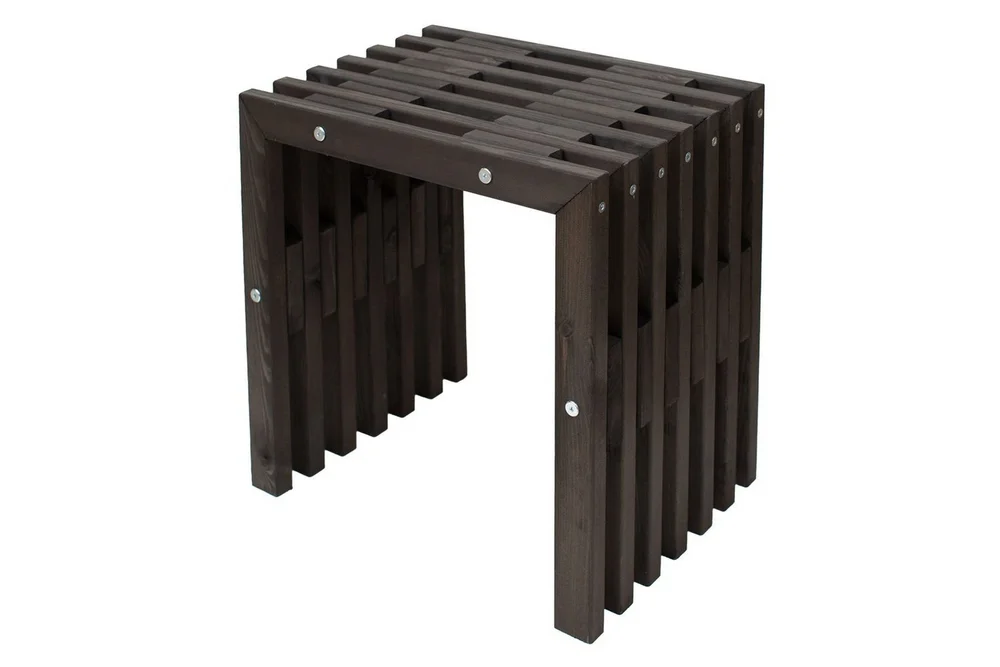 Hillerstorp EcoFurn benk utendørs 45 cm furu svart oljet v:5986999 Hillerstorp EcoFurn benk utendørs 45 cm furu svart oljet v:5986999