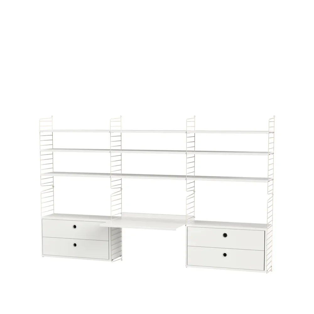 String kontor hvit & beige – Kombinasjon F&raquo; v:7481580