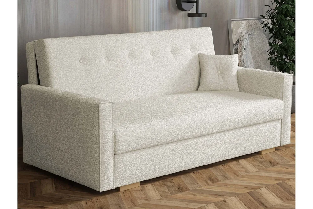 Ajiz Sovesofa 3-seter i Bouclé v:5220741