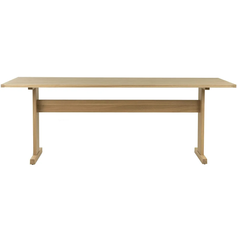 Arv Bord Hvitpigmentert Eik, 85×200 cm v:5924103
