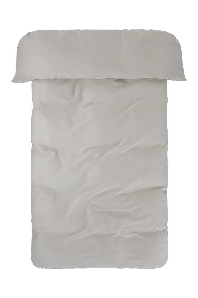 ZACK SATIN dynetrekk i sateng økologisk - Beige - Tekstiler | m v:2182826
