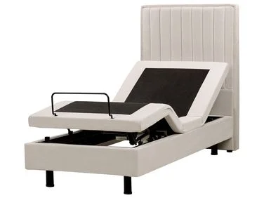 Justerbar seng CASTELLAN 80 x 200 cm Lys beige v:4344569 Justerbar seng CASTELLAN 80 x 200 cm Lys beige v:4344569