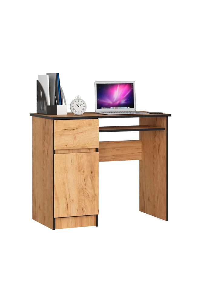 Akord Piksel skrivebord med venstrehendt oppsett – Brun m v:4383151 Akord Piksel skrivebord med venstrehendt oppsett – Brun m v:4383151