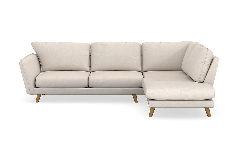 Trend Lyx 4-seters Høyrevendt L-formet Sjeselongsofa i Stoff v:3265921
