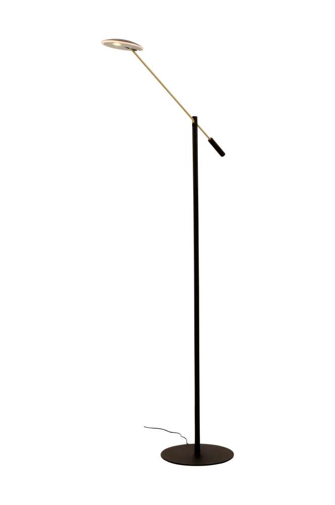 Gulvlampe LED CADIZ - Svart - Belysning | m v:8613166