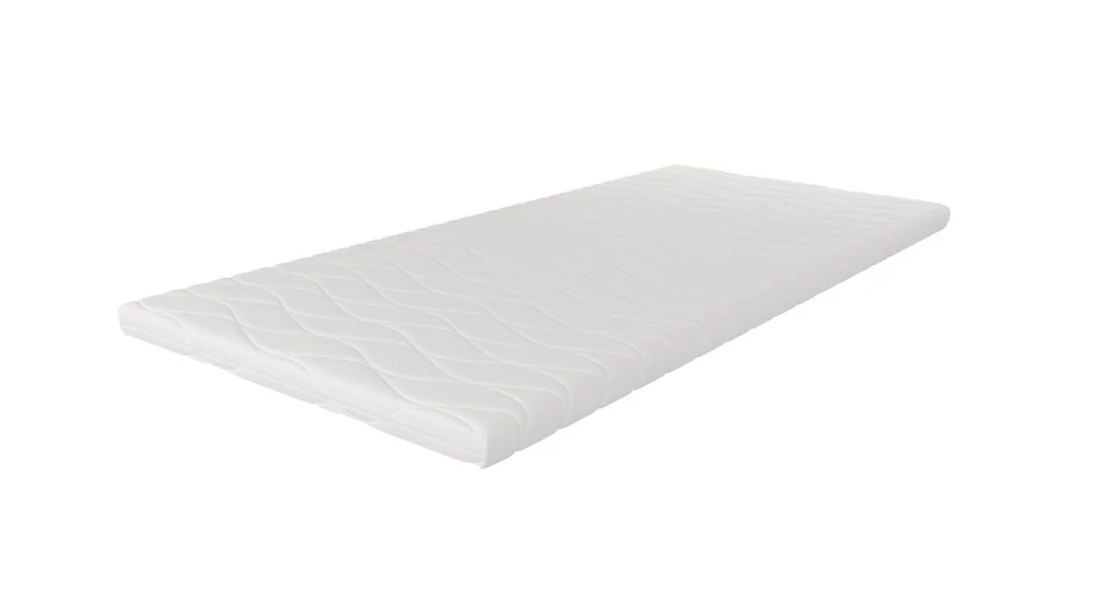 HVILA Memory overmadrass med trykkavlastende memoryskum 90x200 cm – 7 cm myk/medium, vaskbart trekk v:1198929