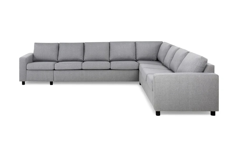 Crazy 7-seters Vendbar L-formet XX-Large Hjørnesofa i Stoff v:4073875