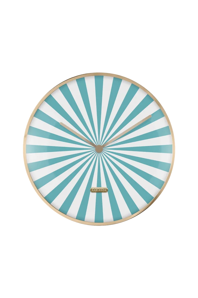 Veggklokke Candy Swirl Dome - Blå - Dekor | m v:4086072