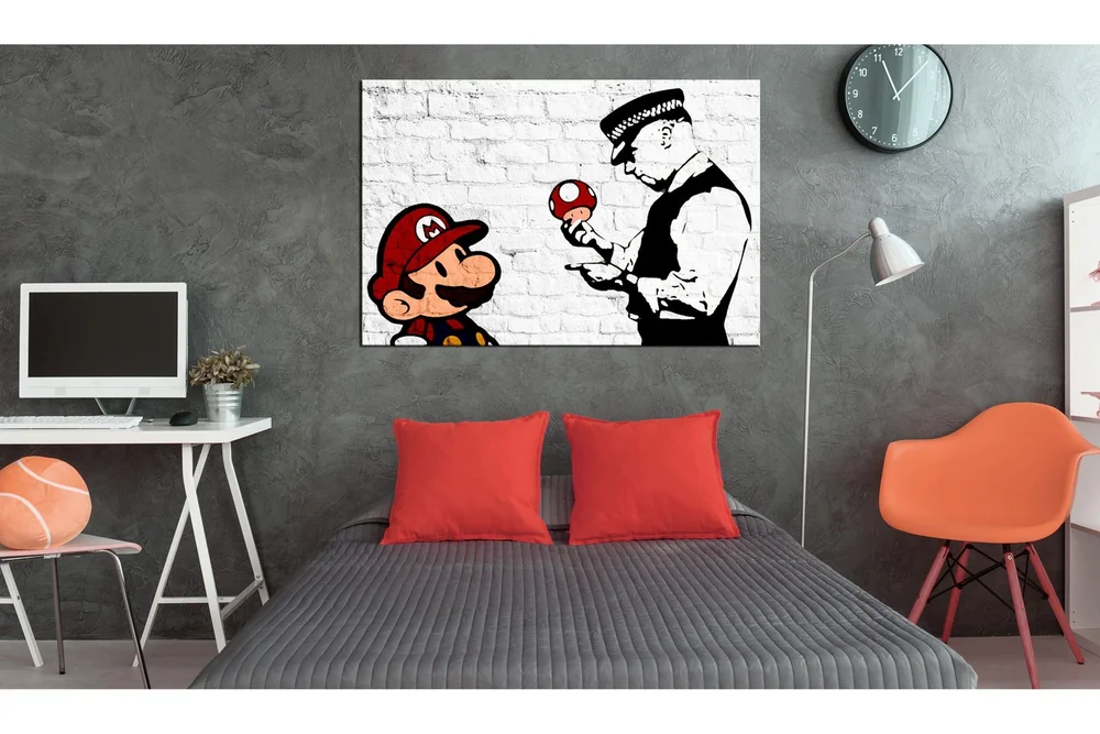 Tavle Banksy On Brick 120X80 v:8532276