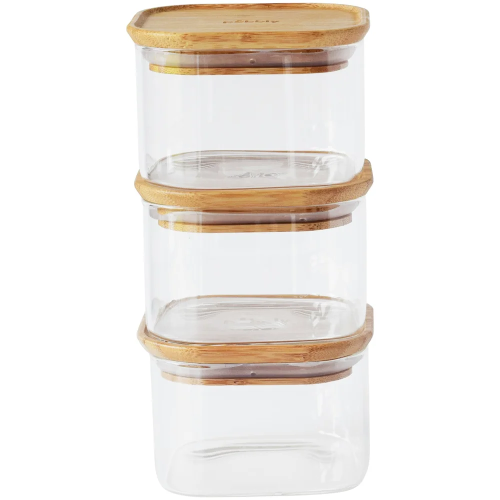 Glasskrukker Med Lokk 3-pk, 3x 50 cl v:1755951 Glasskrukker Med Lokk 3-pk, 3x 50 cl v:1755951