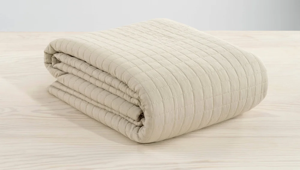 Sengeteppe - Beige - Tekstiler | m v:6075929