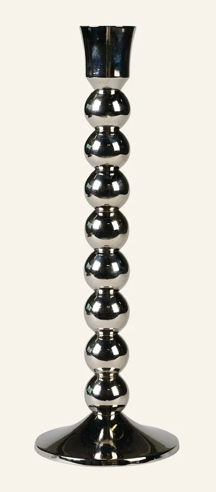 Lysestake sølv – 9x9x26 cm v:1838681 Lysestake sølv – 9x9x26 cm v:1838681