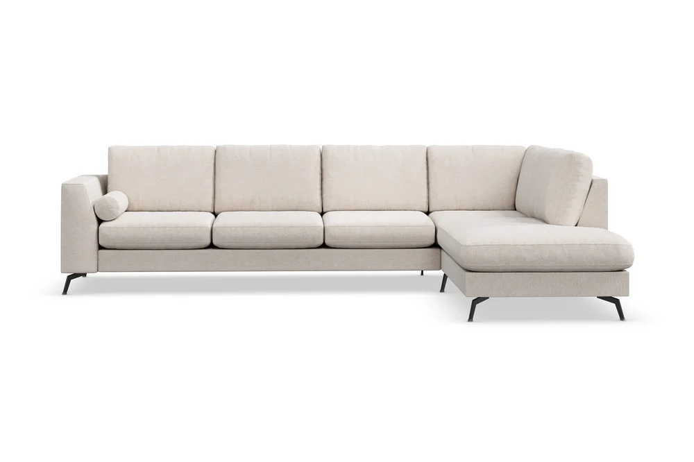 Ocean Lyx 4-seters Høyrevendt L-formet Sjeselongsofa i Stoff v:4671218
