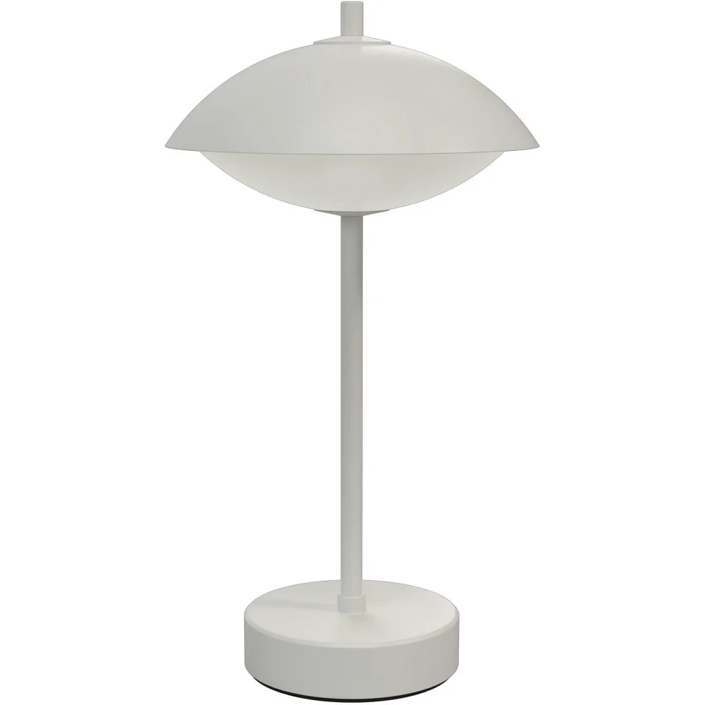 Clam Bordlampe Bærbar, Hvit v:8710639 Clam Bordlampe Bærbar, Hvit v:8710639