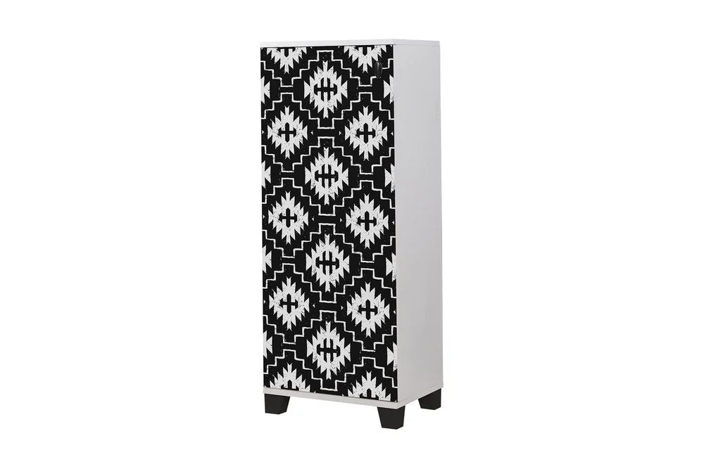 Shoe Cabinet Hvit|Svart v:2080857