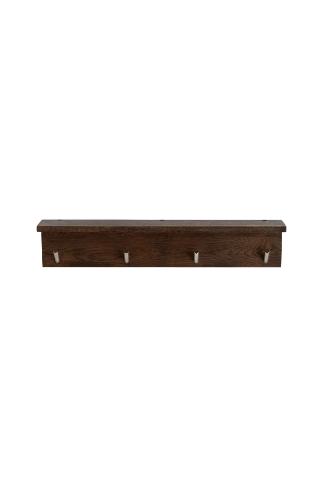 Liten hylle Trine 60×12 cm – Brun m v:826449 Liten hylle Trine 60×12 cm – Brun m v:826449