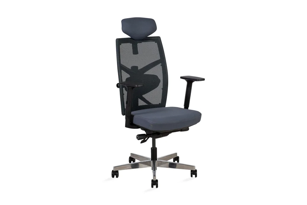 Kontorstol TUNE 70x70xH111-128cm grå v:6977374