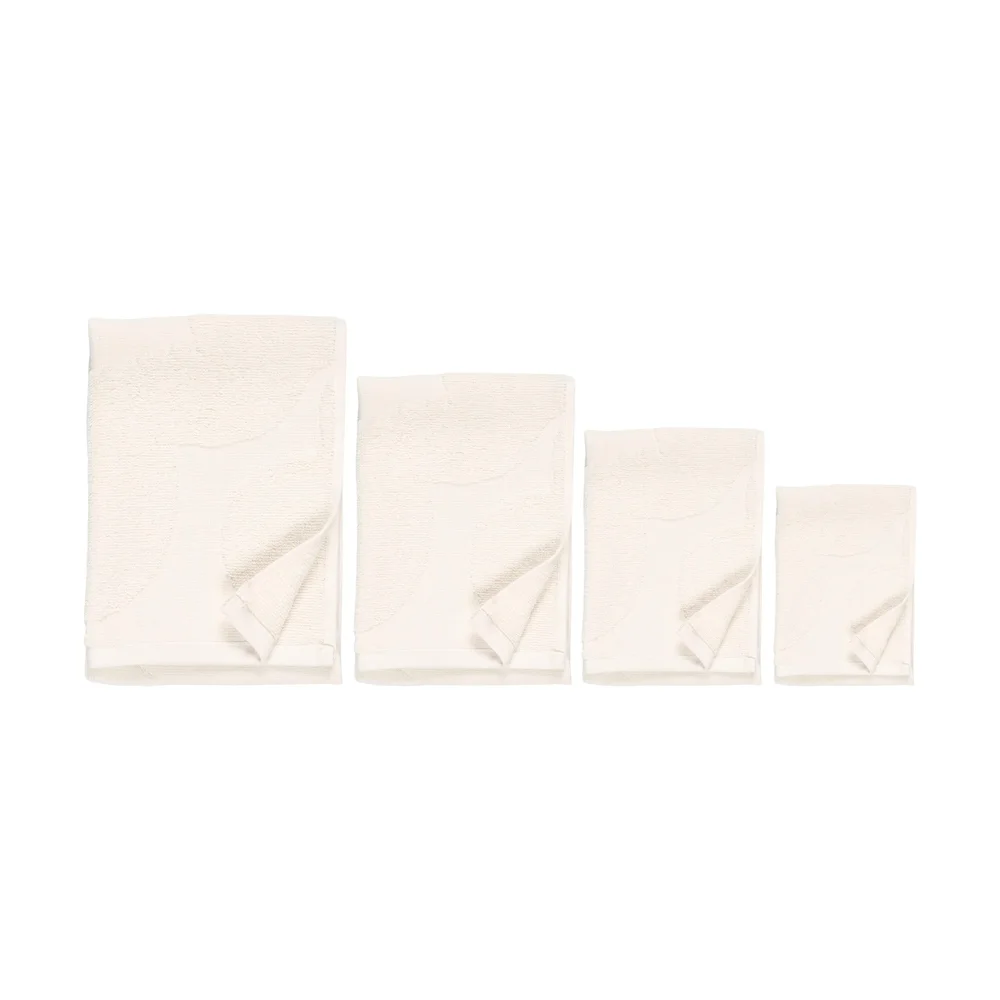 Unikko solid håndklesett 4 deler v:5075814