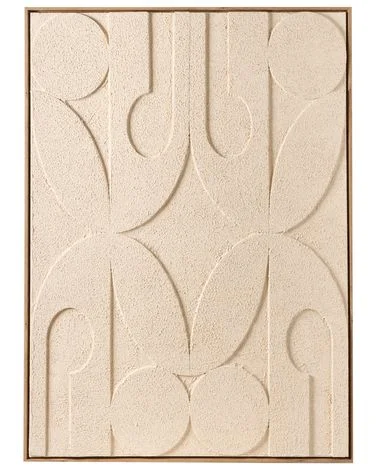 Lerret COLERAINE Abstrakt motiv Beige v:1964685 Lerret COLERAINE Abstrakt motiv Beige v:1964685