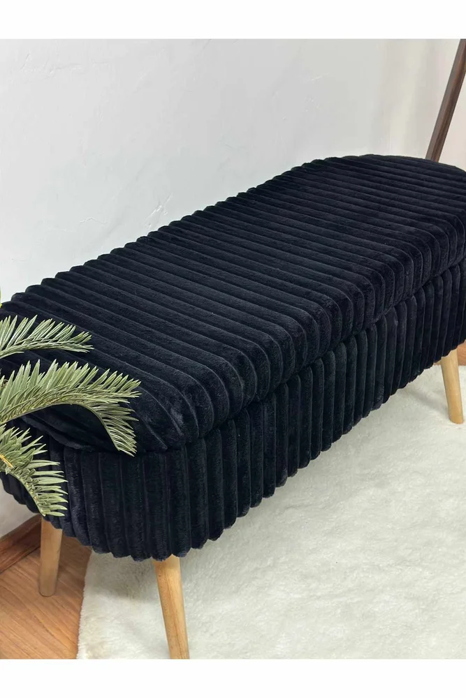Pouffe with Storage Atelier Del Sofa Toscano Black v:8436667
