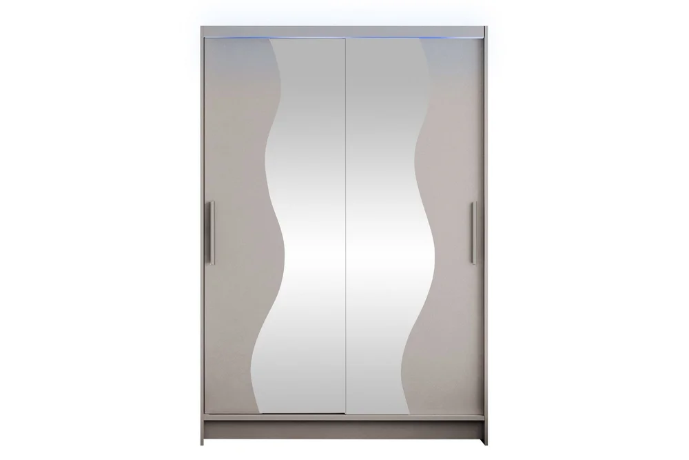 Biscayne Garderobeskap Med Speil 120x200 cm v:3459278