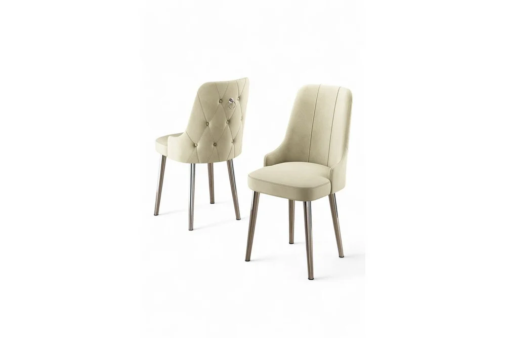 Spisestol Jebi Krem / Krom v:8426652
