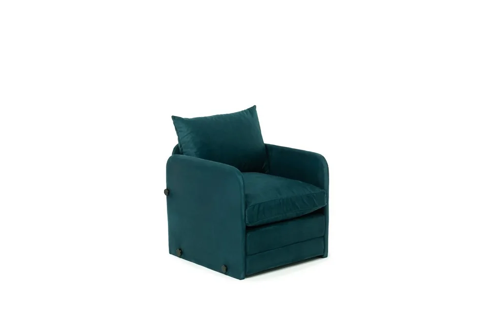 1-seters Sovesofa Rubby Petrolgrønn v:3030263